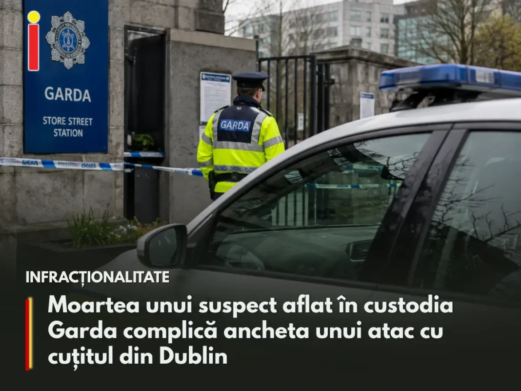 Bărbat mort în arestul Garda era suspectul principal într-un atac cu cuțitul în Dublin