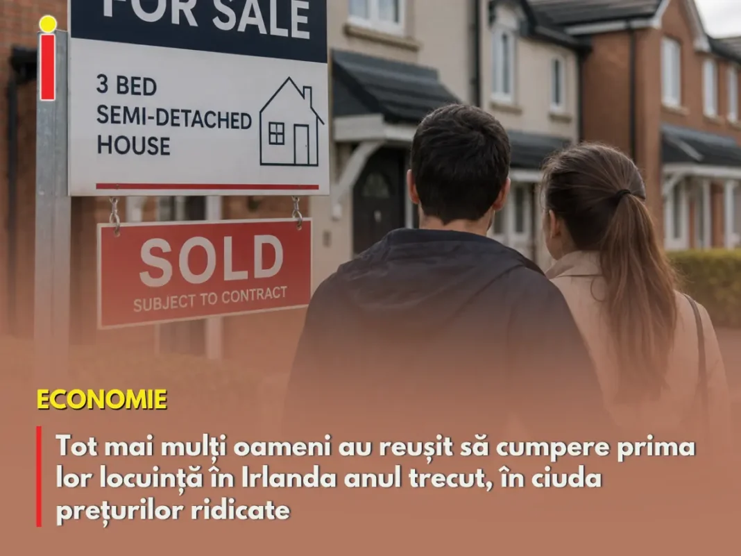 Numărul cumpărătorilor aflați la prima locuință a atins cel mai ridicat nivel din ultimii 18 ani în Irlanda