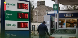 Diferența dintre benzină și motorină a scăzut la doar 4 cenți în Irlanda