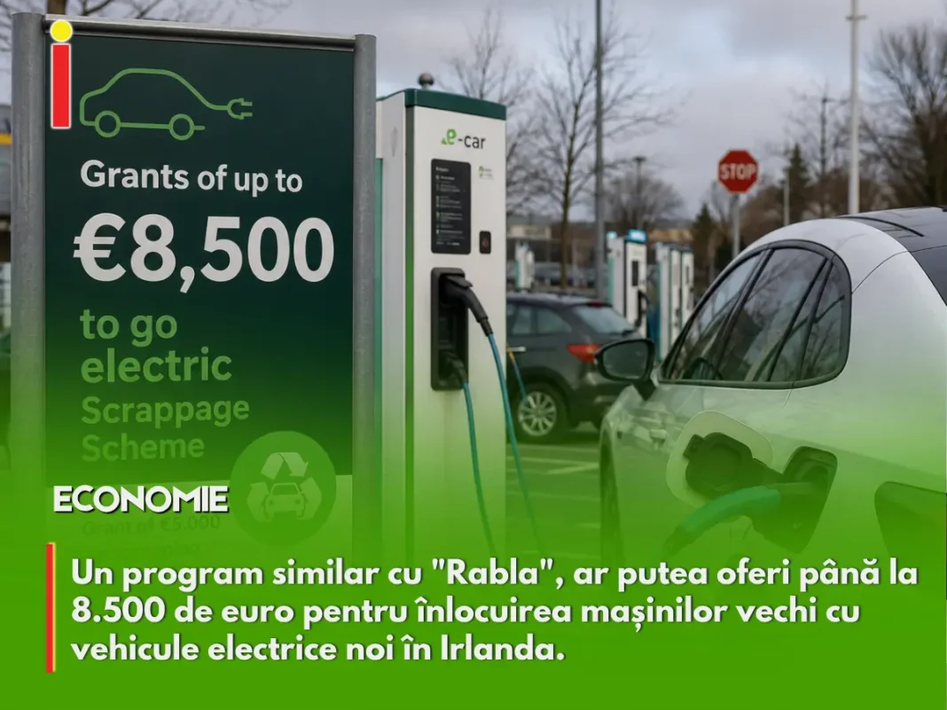 Irlanda lansează un program de casare: până la 8.500 de euro pentru cumpărătorii de mașini electrice