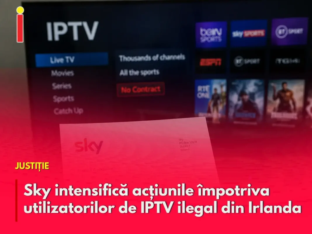 Sky intensifică acțiunile împotriva utilizatorilor de IPTV ilegal din Irlanda