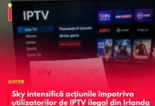 Sky intensifică acțiunile împotriva utilizatorilor de IPTV ilegal din Irlanda