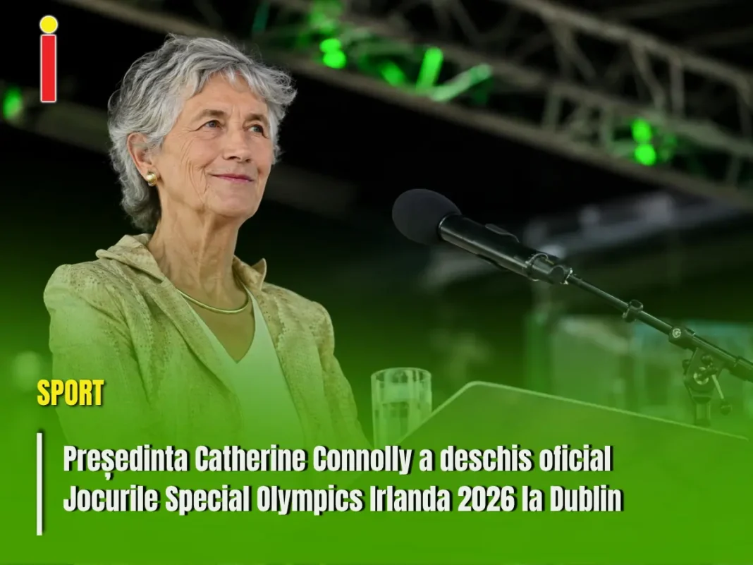 Președinta Catherine Connolly a deschis oficial Jocurile Special Olympics Irlanda 2026 la Dublin