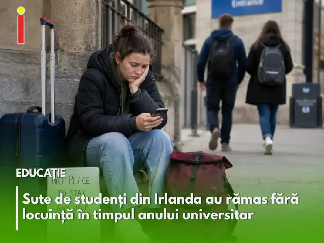 Sute de studenți din Irlanda au rămas fără locuință în timpul anului universitar