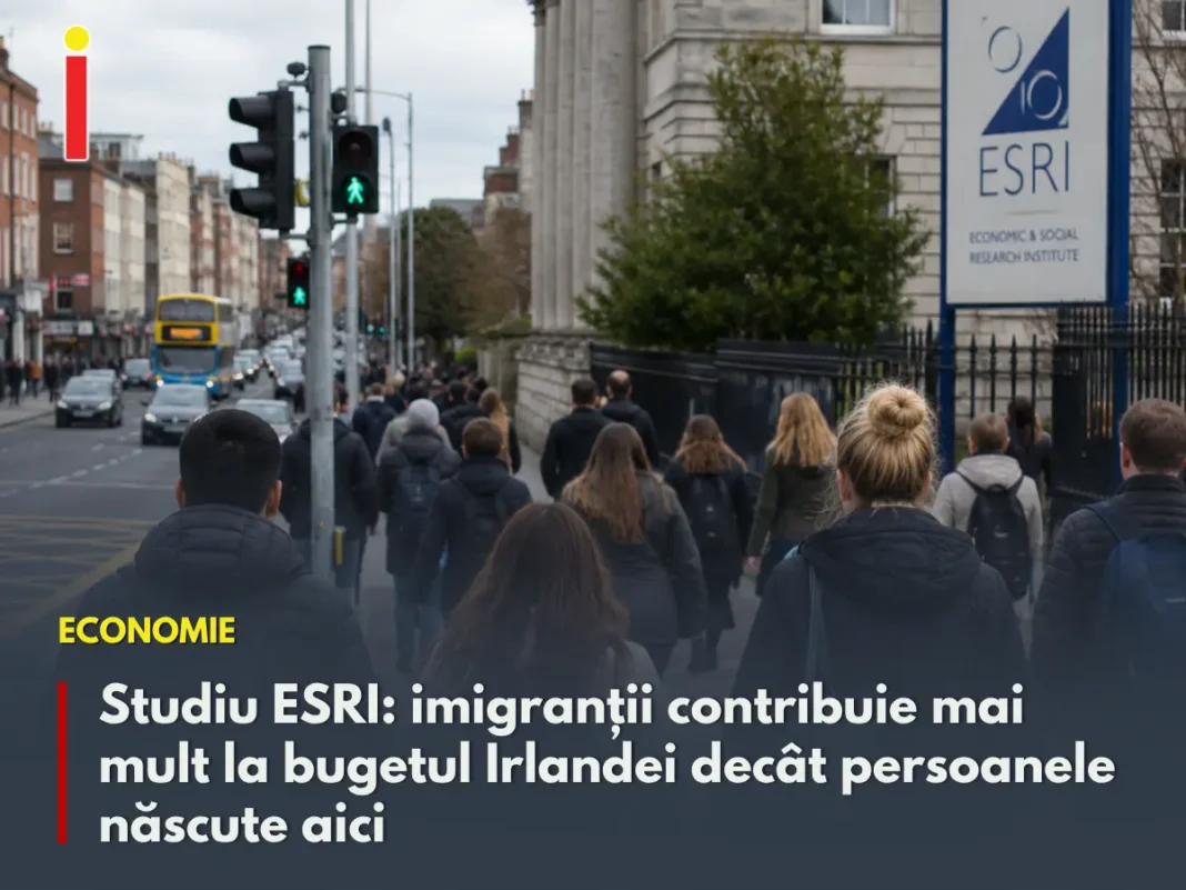 Studiu ESRI: imigranții contribuie mai mult la bugetul Irlandei decât persoanele născute în țară