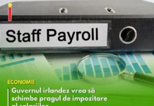 Guvernul irlandez vrea să schimbe pragul de impozitare al salariilor
