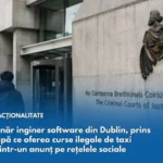 Tânăr inginer software din Dublin, prins după ce oferea curse ilegale de taxi printr-un anunț pe rețelele sociale