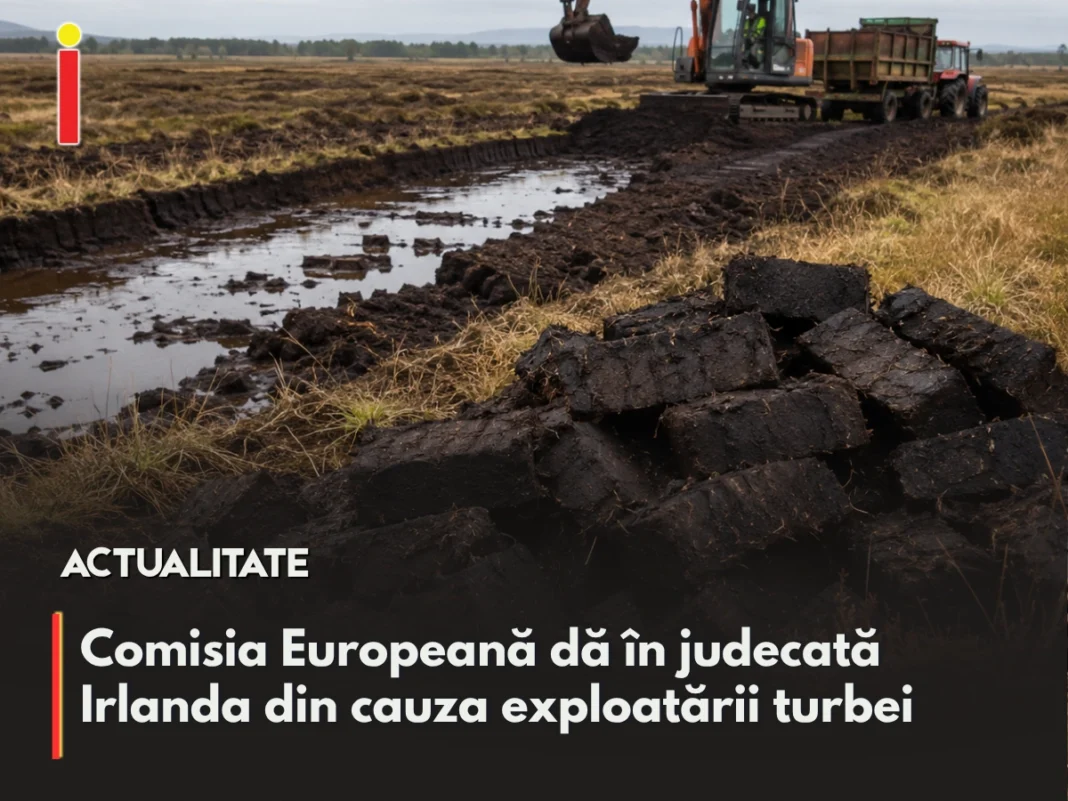 Comisia Europeană dă în judecată Irlanda din cauza exploatării turbei