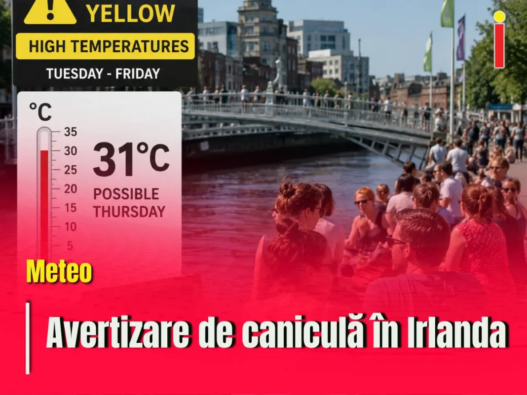 Avertizare de caniculă în Irlanda