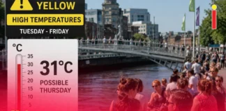 Avertizare de caniculă în Irlanda