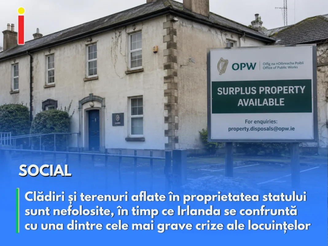 Aproape 70 de proprietăți ale statului stau goale în Irlanda, în plină criză a locuințelor