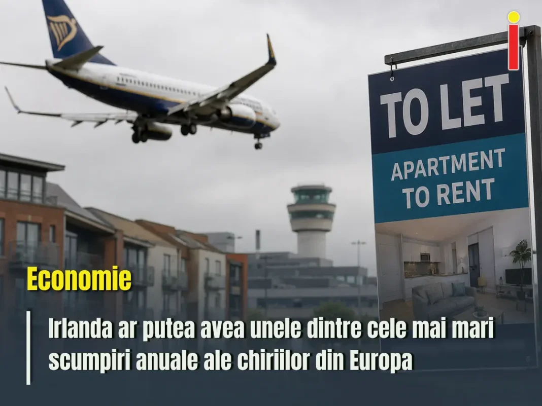 Irlanda ar putea avea unele dintre cele mai mari scumpiri anuale ale chiriilor din Europa