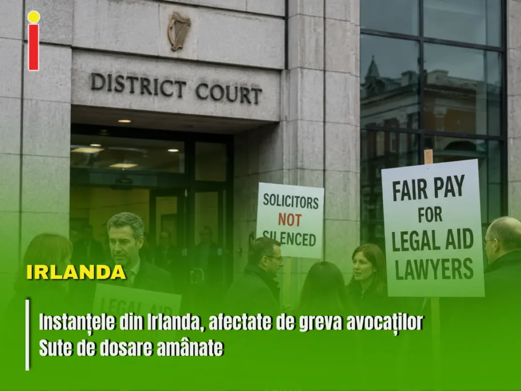 Instanțele din Irlanda, afectate de greva avocaților
