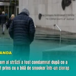Om al străzii condamnat după ce a fost prins cu o bilă de snooker într-un ciorap