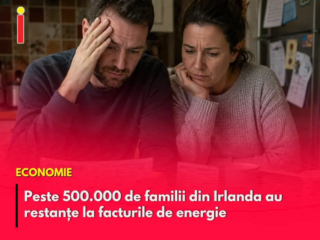 Peste 500.000 de familii din Irlanda au restanțe la facturile de energie