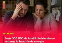 Peste 500.000 de familii din Irlanda au restanțe la facturile de energie