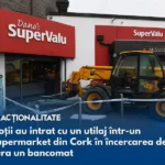 Hoții au intrat cu un utilaj într-un supermarket din Cork în încercarea de a fura un bancomat