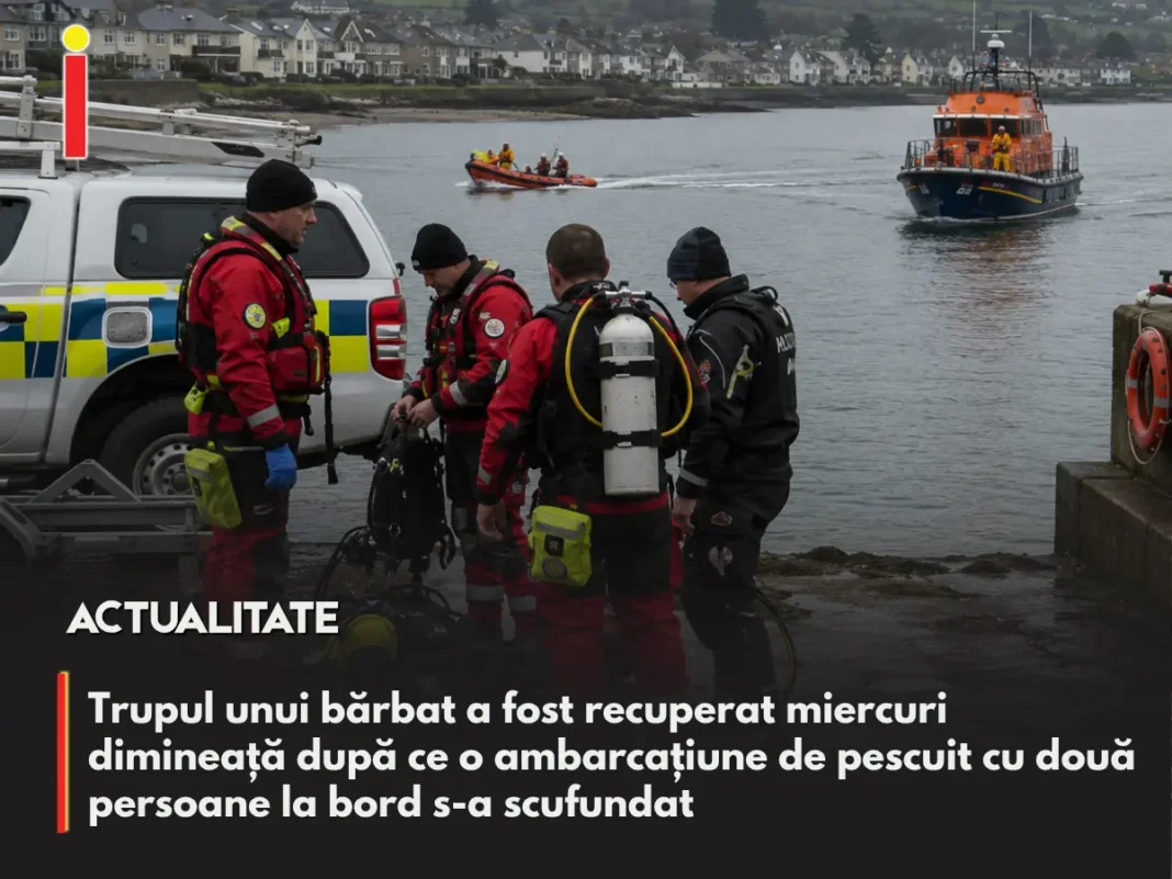 Bărbat găsit decedat după scufundarea unei ambarcațiuni de pescuit în Carlingford Lough