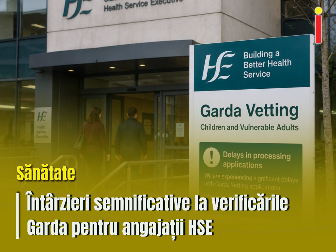 Întârzieri semnificative la verificările Garda pentru angajații HSE care lucrează cu copii și adulți vulnerabili