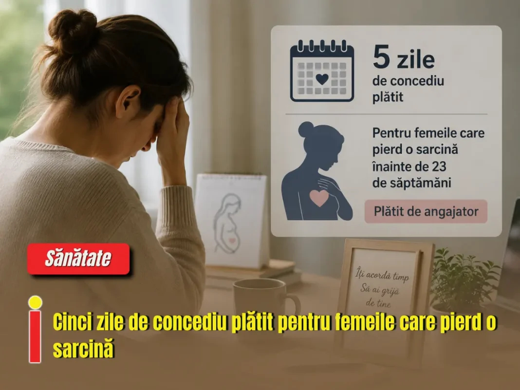 Irlanda propune cinci zile de concediu plătit pentru femeile care pierd o sarcină