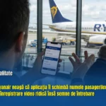 O înregistrare video ridică semne de întrebare despre aplicația Ryanair