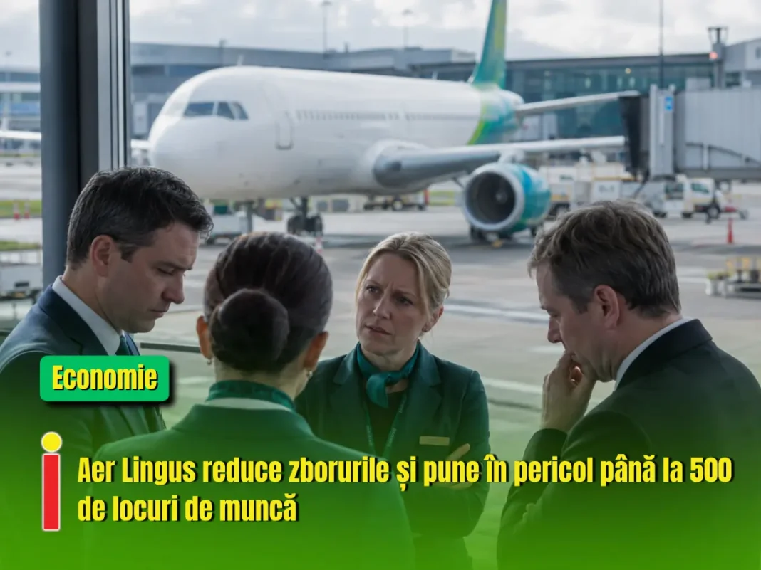 Aer Lingus reduce zborurile și pune în pericol până la 500 de locuri de muncă