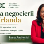 Arta negocierii ajunge la Dublin: Ioana Andrievici, într-un eveniment dedicat românilor din Irlanda