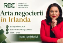 Arta negocierii ajunge la Dublin: Ioana Andrievici, într-un eveniment dedicat românilor din Irlanda
