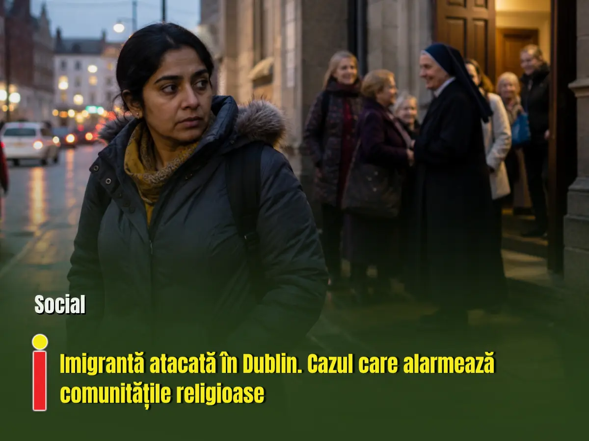 Imigrantă atacată în Dublin. Cazul care alarmează comunitățile religioase