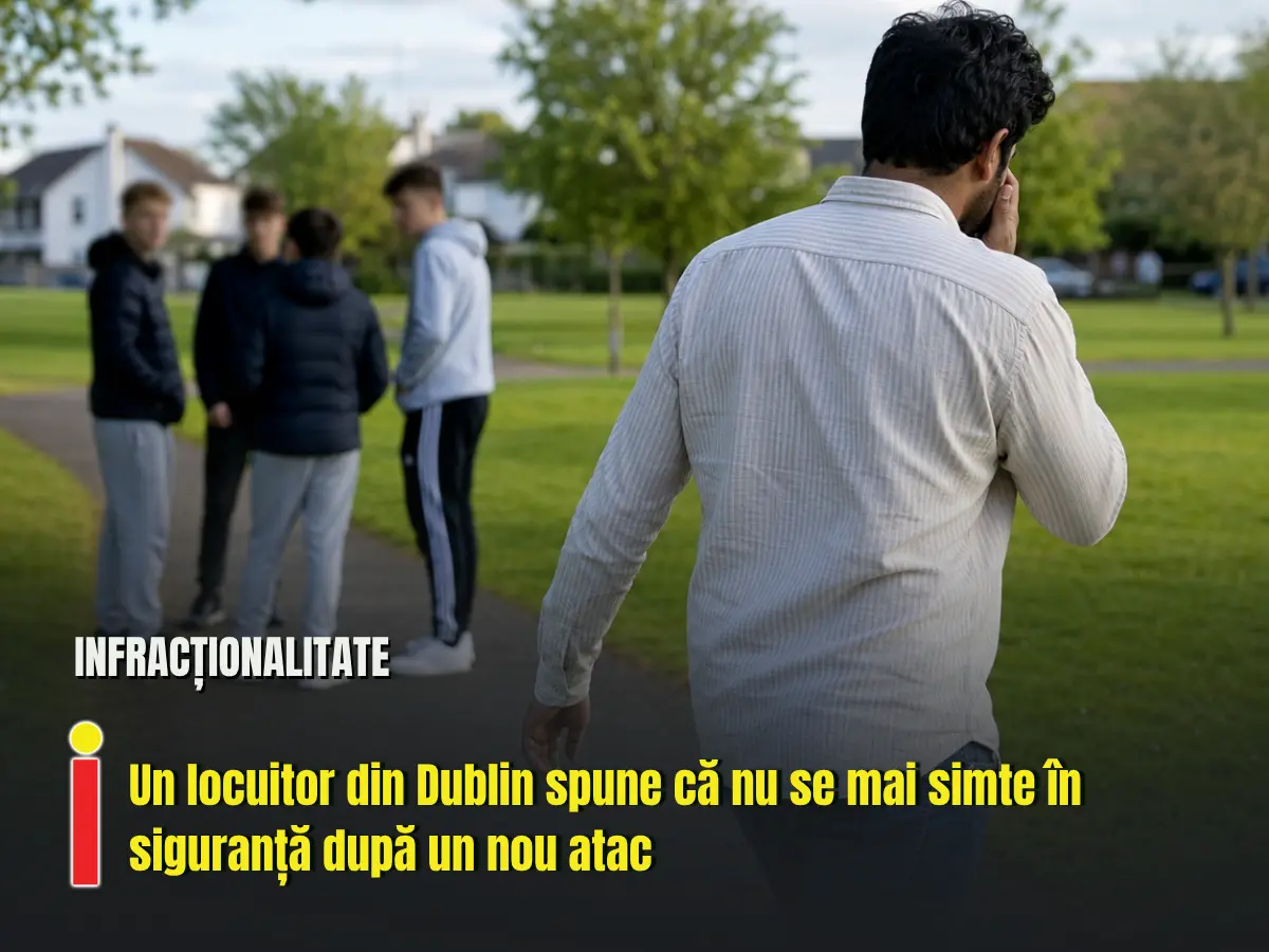 Un locuitor din Dublin spune că nu se mai simte în siguranță după un nou atac