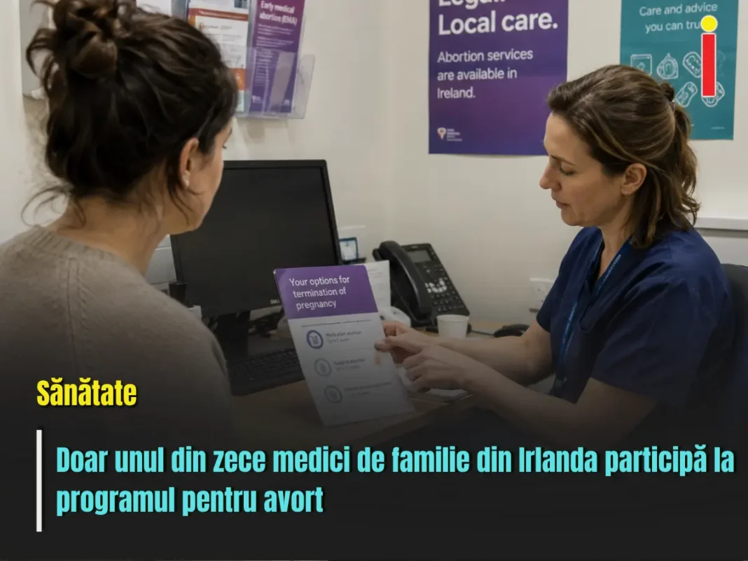 Doar unul din zece medici de familie din Irlanda participă la programul pentru avort