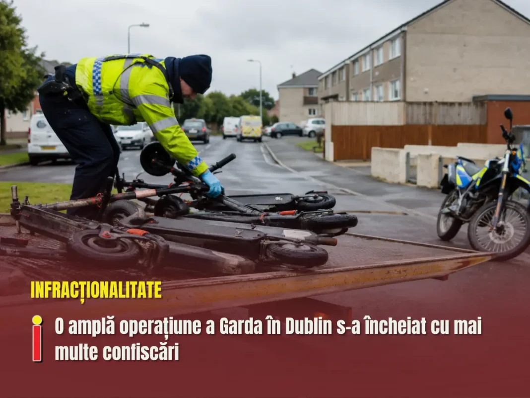 O amplă operațiune a Garda în Dublin s-a încheiat cu mai multe confiscări