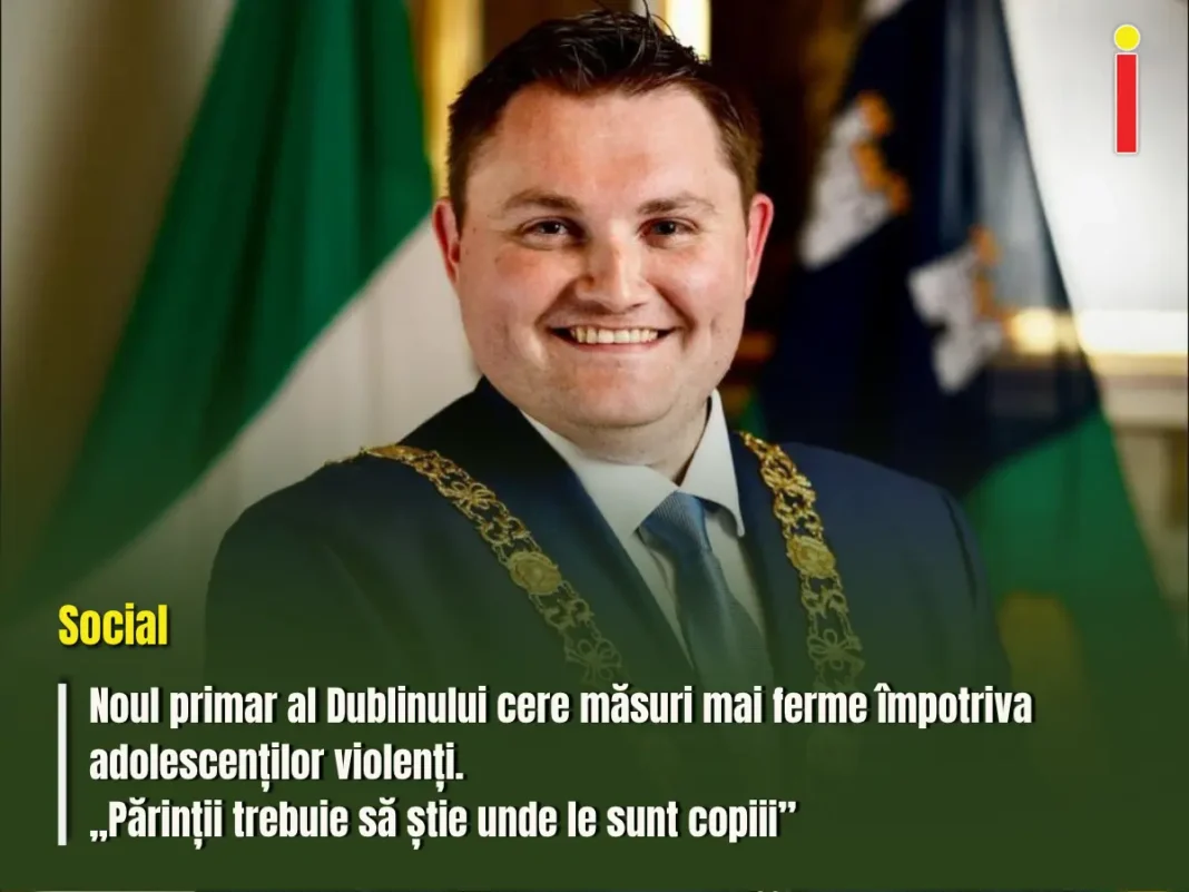 Noul primar al Dublinului cere măsuri mai ferme împotriva adolescenților violenți