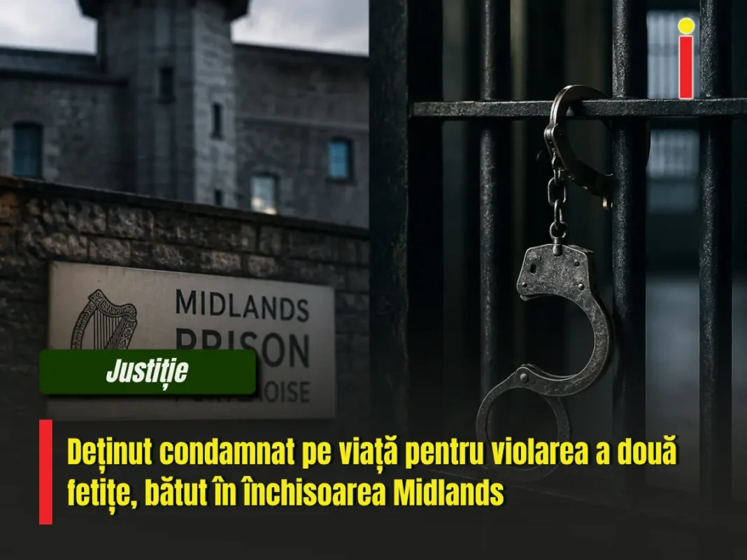 Deținut condamnat pe viață pentru violarea a două fetițe, atacat în închisoarea Midlands