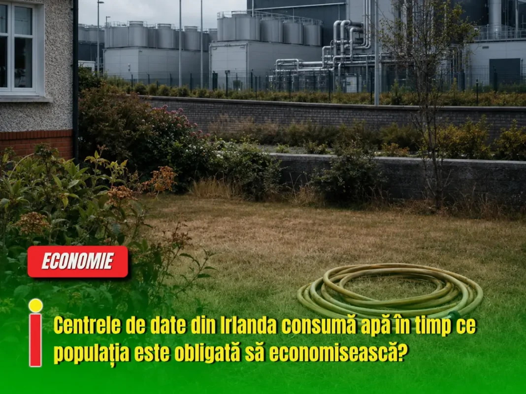 Centrele de date din Irlanda consumă apă în timp ce populația este obligată să economisească?