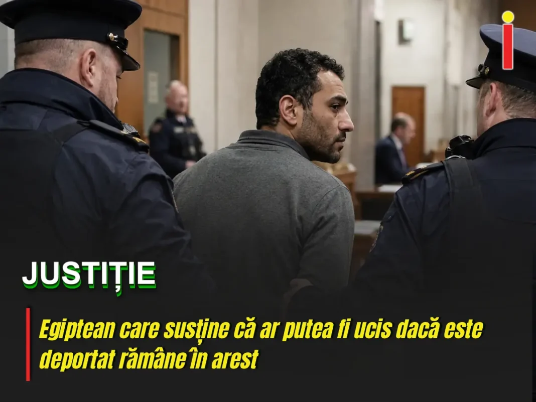 Egiptean care susține că ar putea fi ucis dacă este deportat rămâne în arest. Este acuzat că a încercat să fugă din custodia Garda