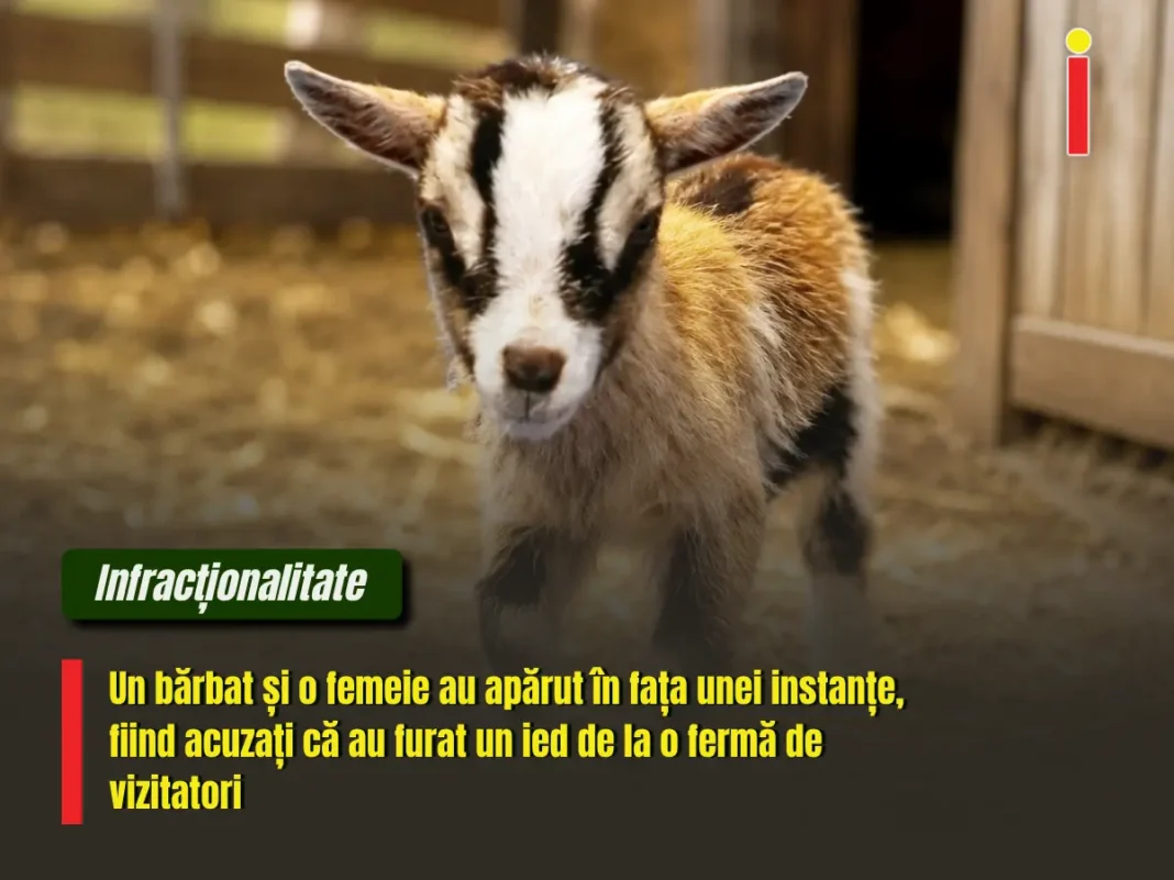 Un bărbat și o femeie, acuzați că au furat un ied pitic de trei săptămâni