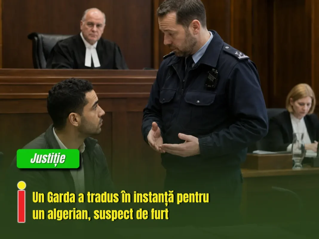 Un polițist a tradus în instanță pentru un algerian acuzat de furtul unui lanț de aur în Dublin