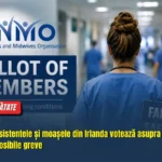 Asistentele și moașele din Irlanda votează asupra unei posibile greve