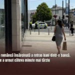O româncă însărcinată a retras bani de la bancă. Ce s-a întâmplat câteva minute mai târziu