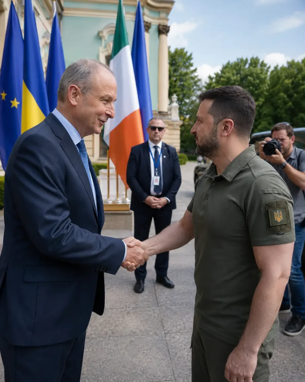 Micheál Martin, la Kiev pentru discuții cu Zelenski. Irlanda promite sprijin pentru aderarea Ucrainei la UE