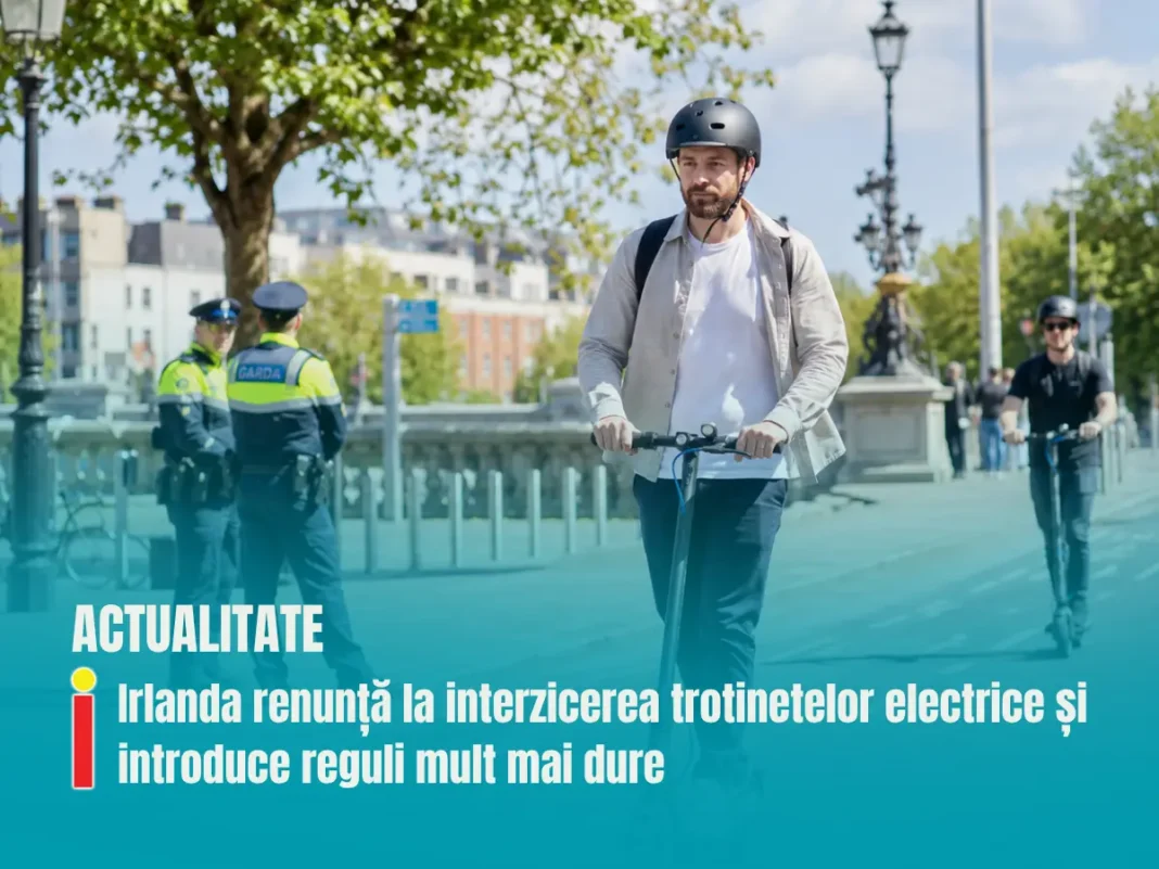 Irlanda renunță la interzicerea trotinetelor electrice și introduce reguli mult mai dure