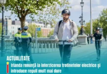 Irlanda renunță la interzicerea trotinetelor electrice și introduce reguli mult mai dure