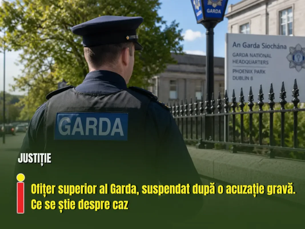 Ofițer superior al Garda, suspendat după o acuzație gravă. Ce se știe despre caz