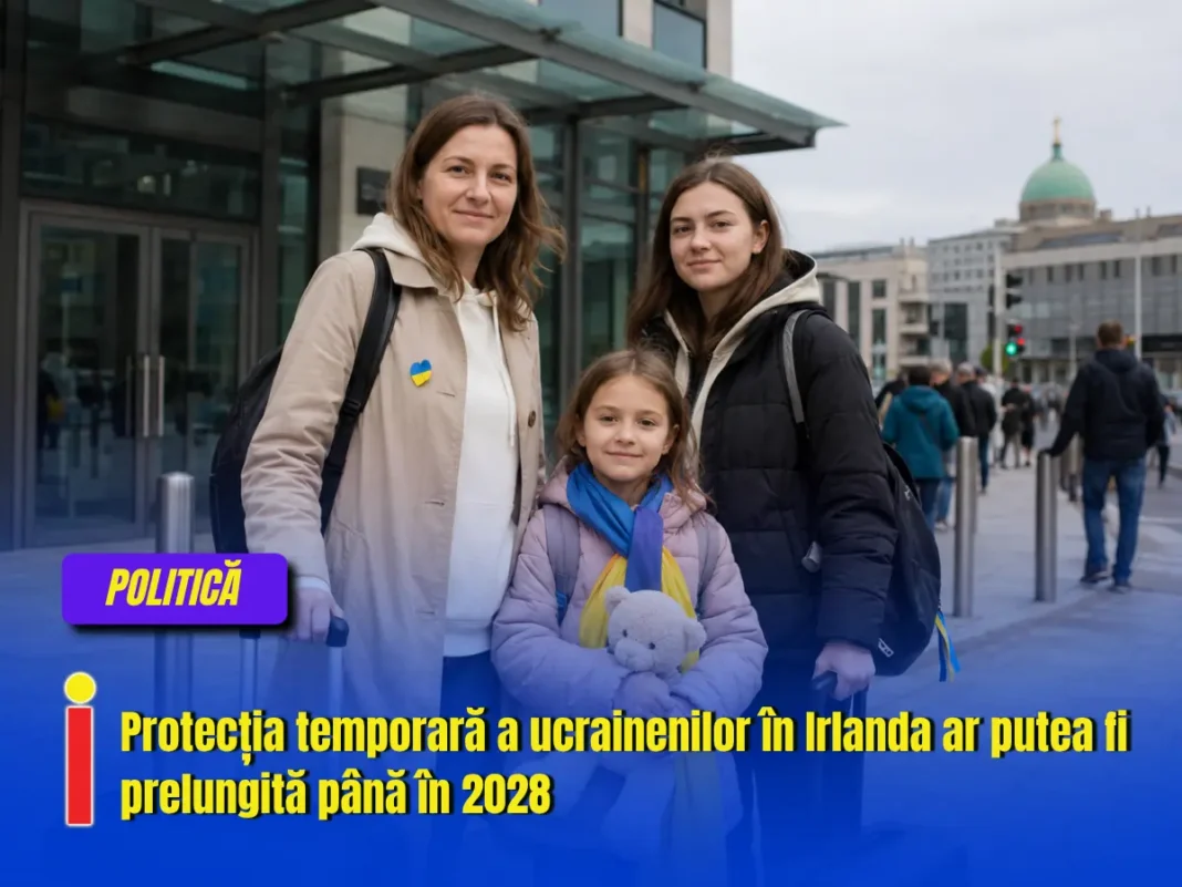 Protecția temporară a ucrainenilor în Irlanda ar putea fi prelungită până în 2028