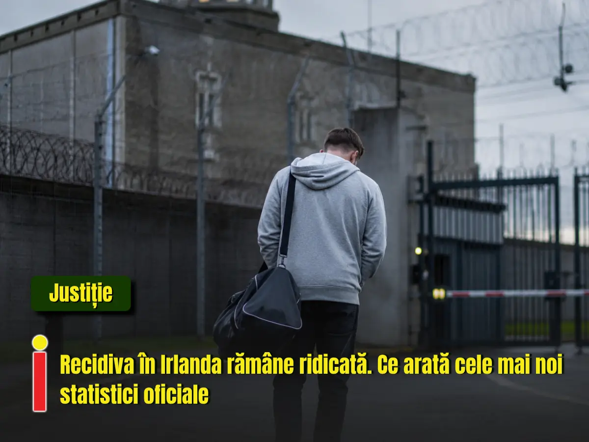 Recidivă ridicată în Irlanda: 77% dintre tinerii eliberați din închisoare au fost condamnați din nou