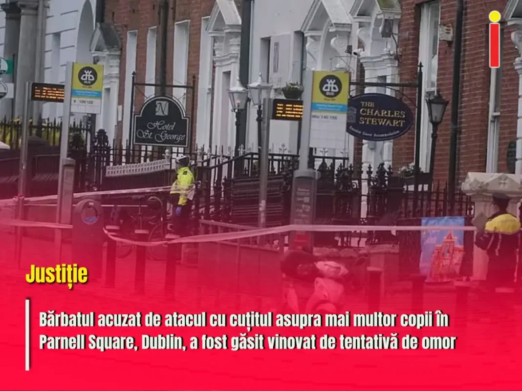 Bărbat găsit vinovat pentru atacul asupra copiilor din Parnell Square