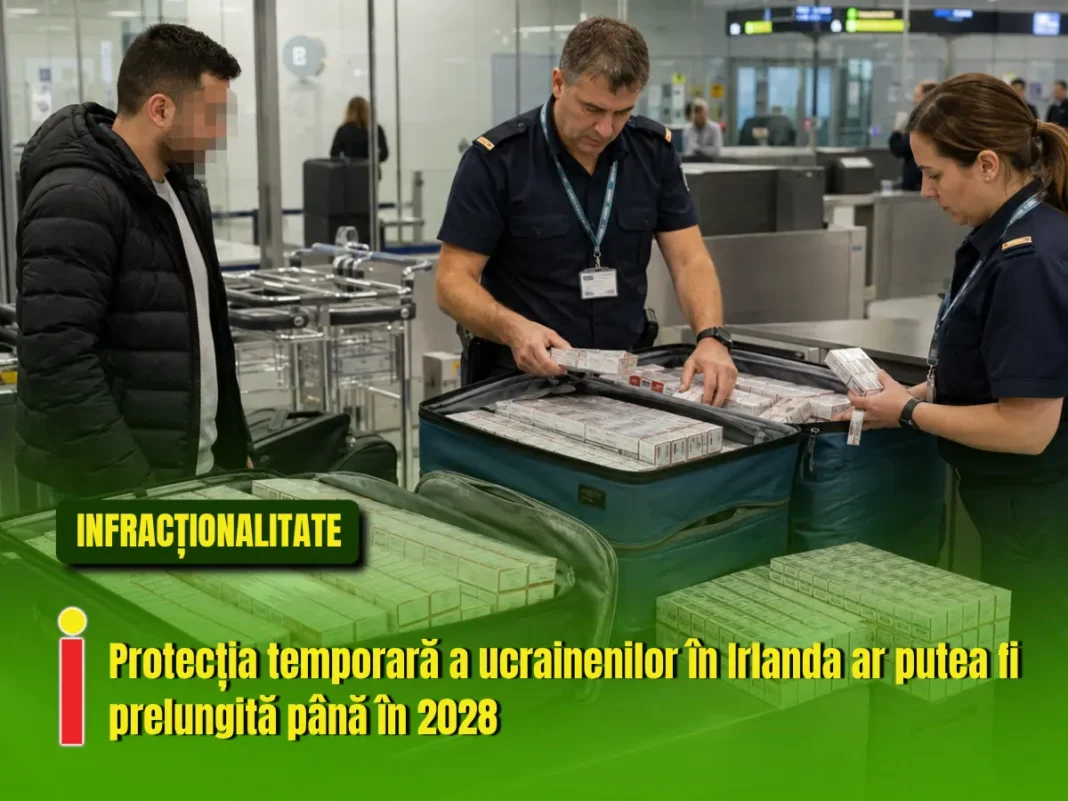 Român prins cu peste 25.000 de țigări la Dublin Airport. Apărarea spune că a făcut „o greșeală foarte prostească”