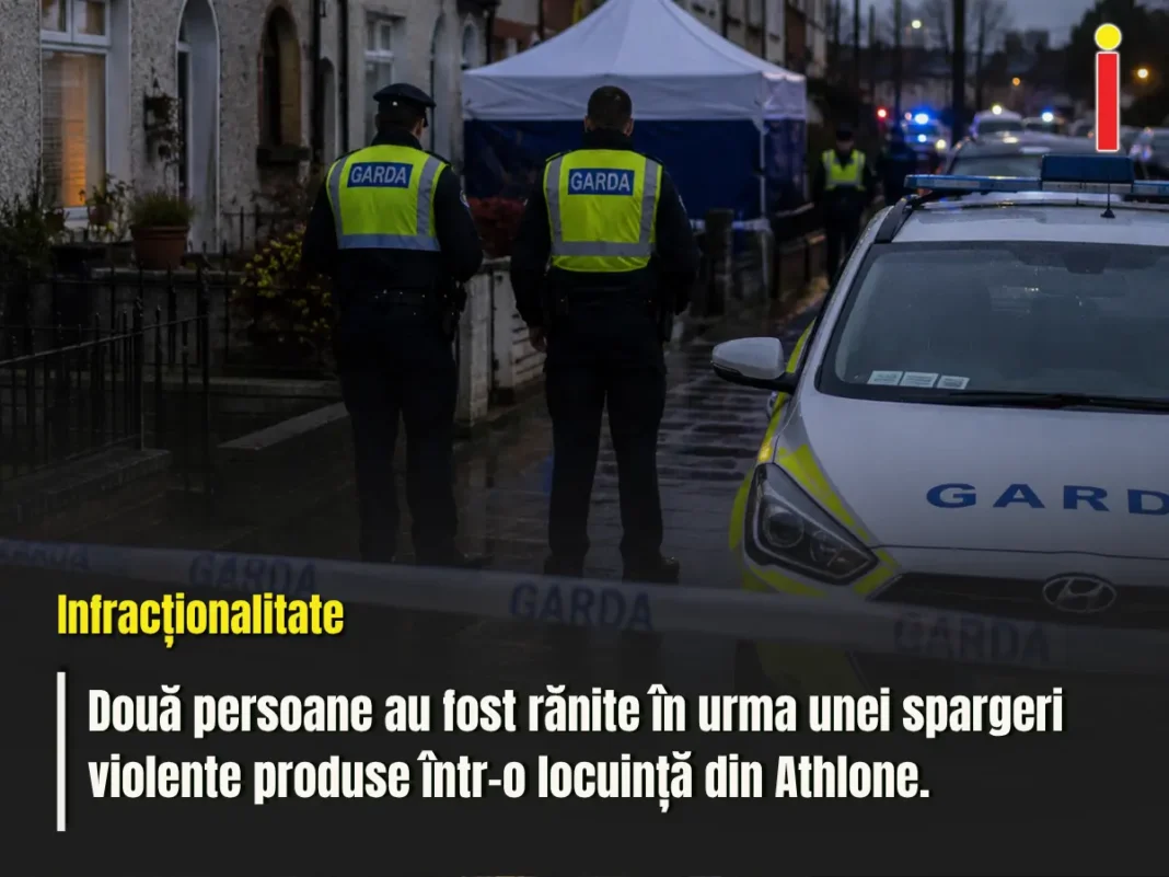 Doi bărbați arestați după o spargere violentă în Athlone
