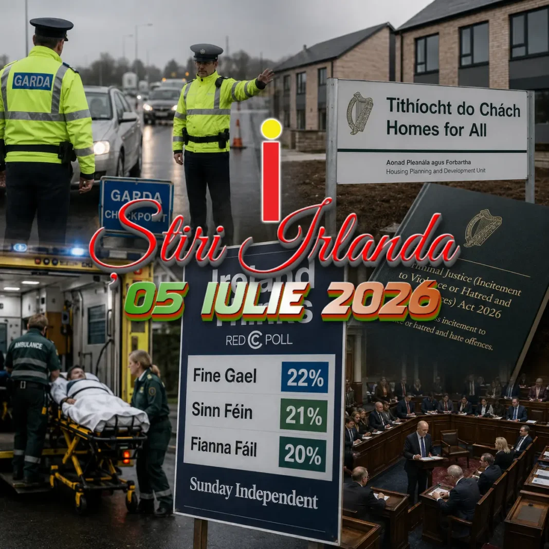 Știrile dimineții Irlanda 05 iunie 2026